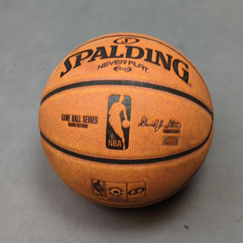 Spalding Never Flat Series Game Ball NBA Game Basketball 28.5” David Stern